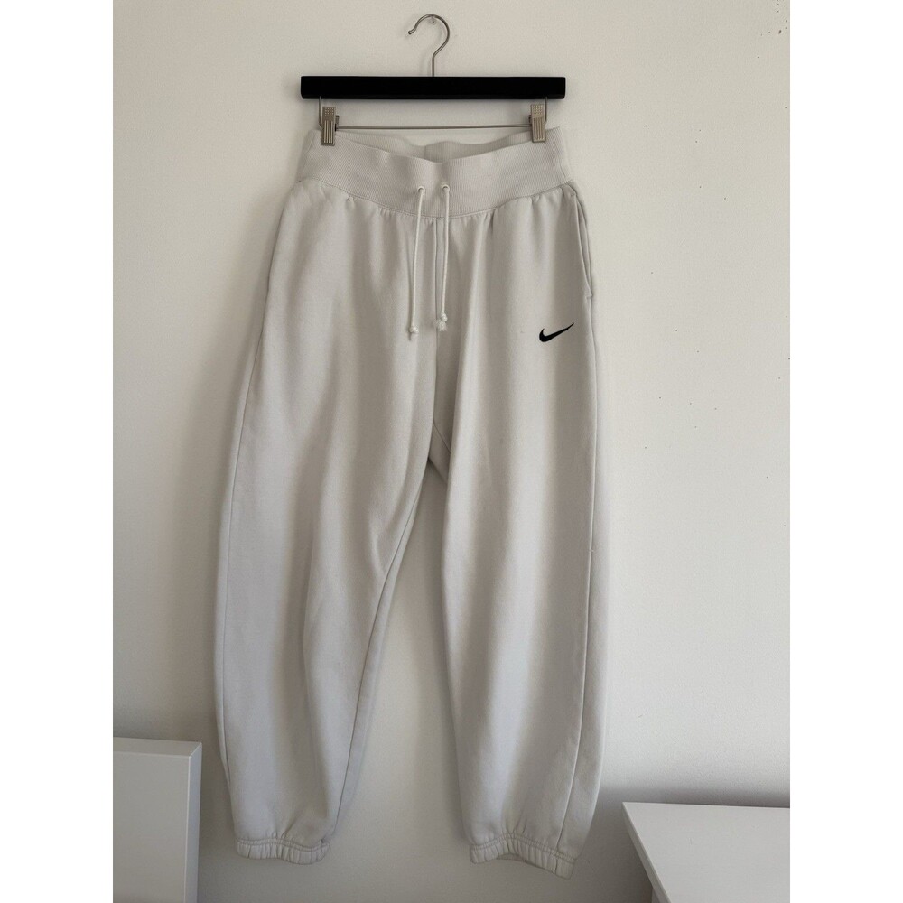 ✿ Nike Light Gray Fleece Jogger Sweatpants S Soft Cozy